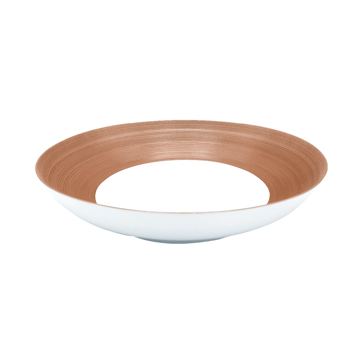 Plat creux 29,5 cm — Rose Métallique