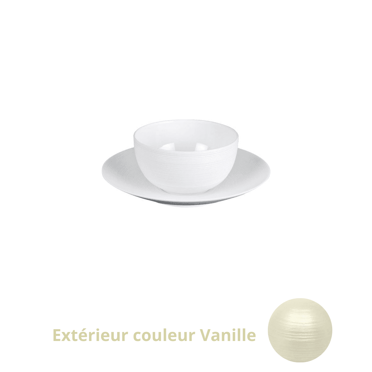 Saucière avec plateau — Vanille