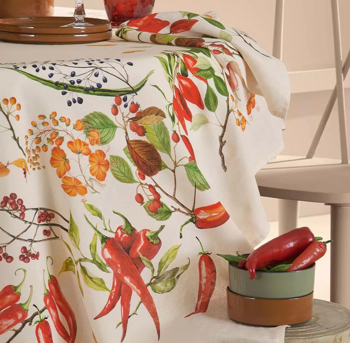 Nappe Piments 155x260